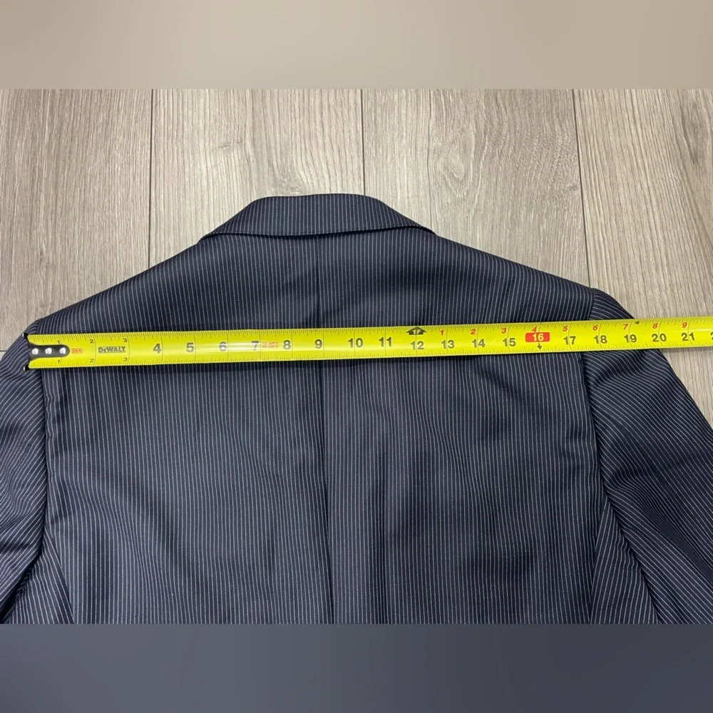 SuitSupply‎ Lazio Single Breasted Int Slim 42R Blue Stripe Blazer Sport Coat